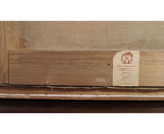 PAINTING WITH A NAPOLITAN VIEW, FIRST HALF OF THE 19TH CENTURY