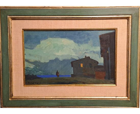 NOTTURNO CON FIGURA - RENATO NATALI (1883 - 1979)