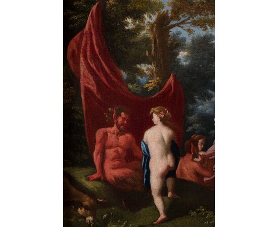 Painting depicting a Bacchanal