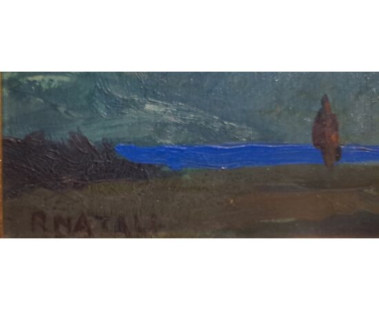 NOTTURNO CON FIGURA - RENATO NATALI (1883 - 1979)
