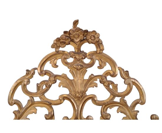 SPECCHIERA IN LEGNO DORATO - PIEMONTE - XVIII SEC.