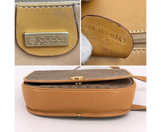 GUCCI Borsa a Tracolla Vintage in Tela Col. Beige Ophidia M