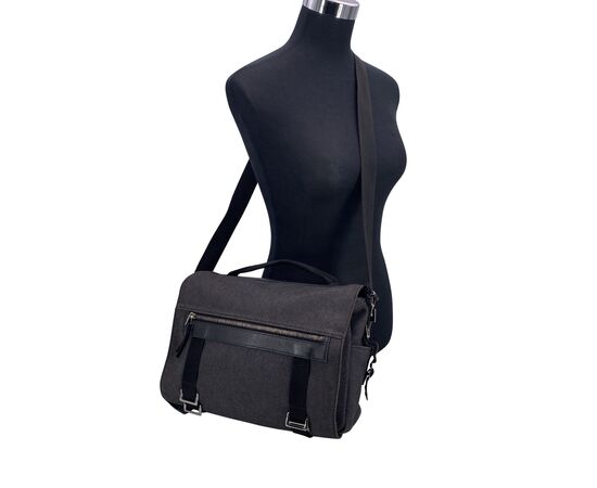 GUCCI Borsa a Tracolla in Tela Col. Grigio M