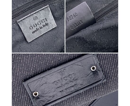 GUCCI Borsa a Tracolla in Tela Col. Grigio M