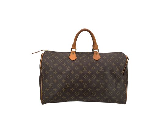 LOUIS VUITTON Borsa a Mano Vintage in Tela Col. Marrone Speedy L