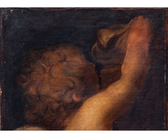 Pair of paintings with putti - Late 17th, early 18th century - oil on canvas