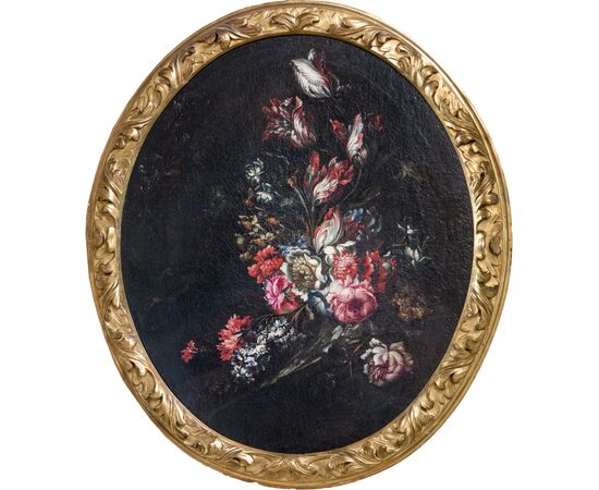 Margherita Caffi (Cremona, 1647 – Milano, 20 settembre 1710) - Coppia di nature morte - olio su tela