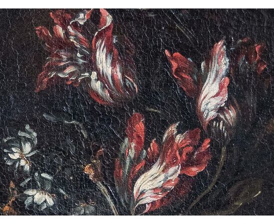 Margherita Caffi (Cremona, 1647 – Milano, 20 settembre 1710) - Coppia di nature morte - olio su tela