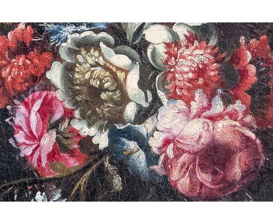 Margherita Caffi (Cremona, 1647 – Milano, 20 settembre 1710) - Coppia di nature morte - olio su tela