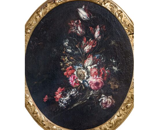 Margherita Caffi (Cremona, 1647 – Milano, 20 settembre 1710) - Coppia di nature morte - olio su tela