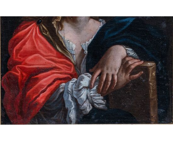 Sibilla - Flaminio Torri (Bologna, 19 maggio 1620 – Modena, 6 agosto 1661) attr. (Prof Milantoni) - XVII secolo - Olio su tela dalla collezione Hope