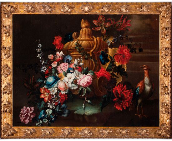 Piedmontese school floral still life
