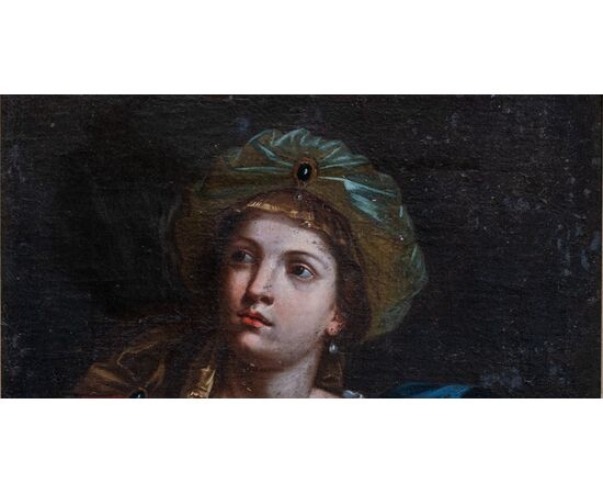 Sibilla - Flaminio Torri (Bologna, 19 maggio 1620 – Modena, 6 agosto 1661) attr. (Prof Milantoni) - XVII secolo - Olio su tela dalla collezione Hope