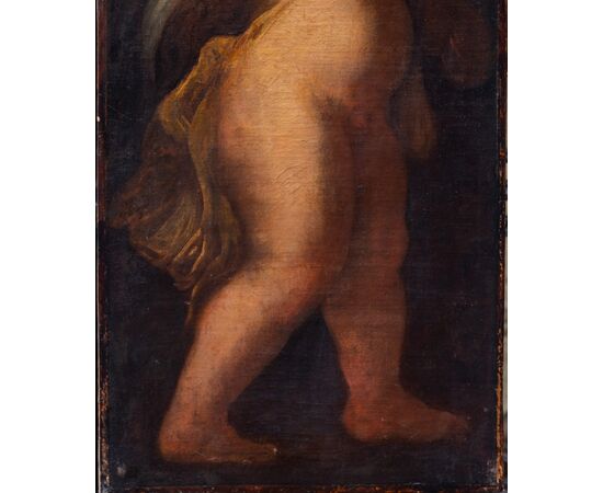 Pair of paintings with putti - Late 17th, early 18th century - oil on canvas