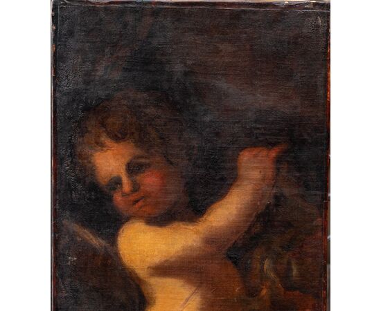 Pair of paintings with putti - Late 17th, early 18th century - oil on canvas