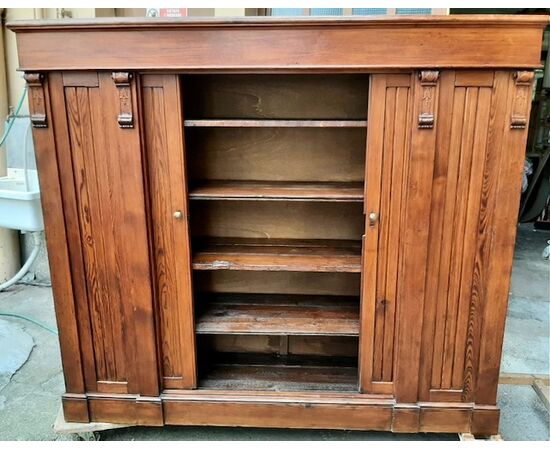 Credenza - libreria ad ante scorrevoli