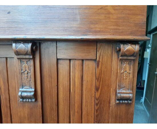 Credenza - libreria ad ante scorrevoli