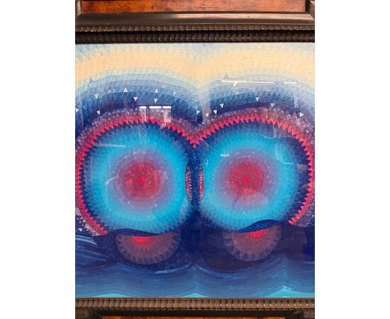 20th-century modern art watercolor painting, 99x70cm