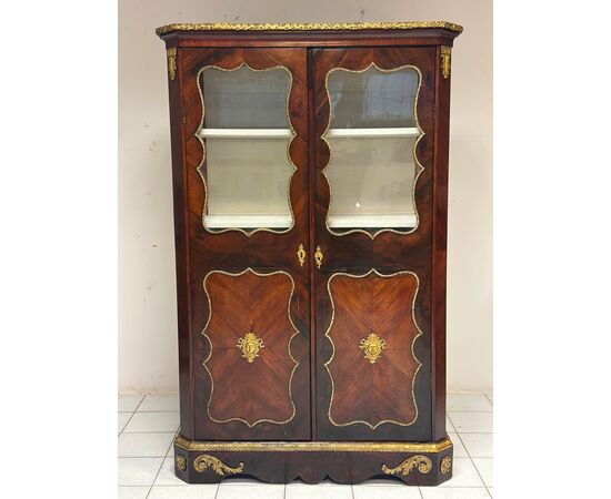 Vetrina cristalliera Napeleone III. Parigi XIX secolo