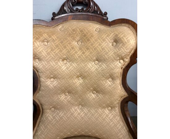 Antique pair of armchairs, mid-19th century, 100x70cm