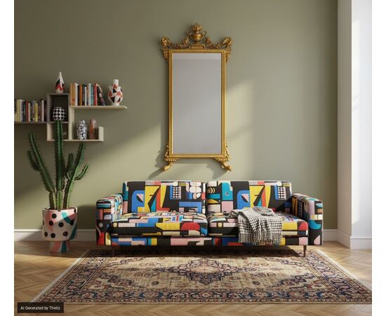 Carved and gilded wooden mirror, Naples, late 18th century