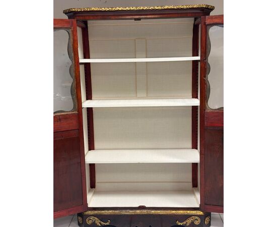 Vetrina cristalliera Napeleone III. Parigi XIX secolo