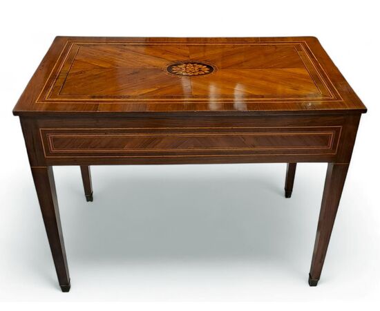 PICCOLO SCRITTOIO LASTRONATO - LOMBARDIA - LUIGI XVI