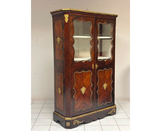 Vetrina cristalliera Napeleone III. Parigi XIX secolo