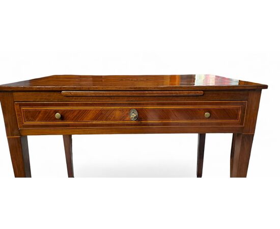 PICCOLO SCRITTOIO LASTRONATO - LOMBARDIA - LUIGI XVI