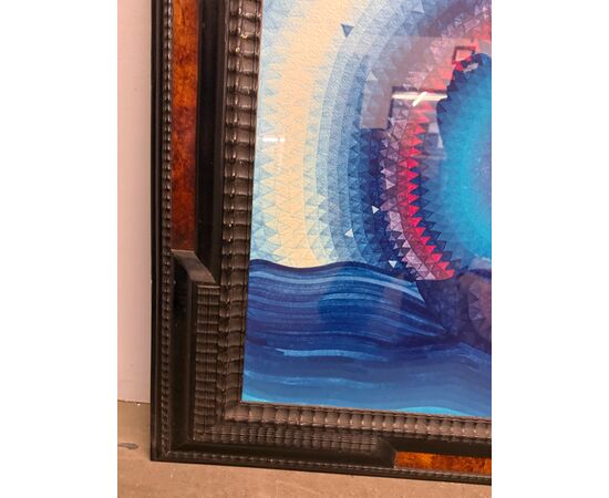 20th-century modern art watercolor painting, 99x70cm