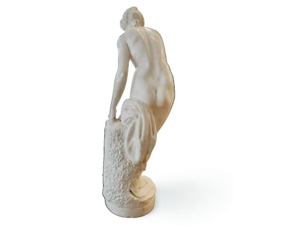 SCULTURA IN ALABASTRO - "VENERE AL BAGNO"- XIX SEC