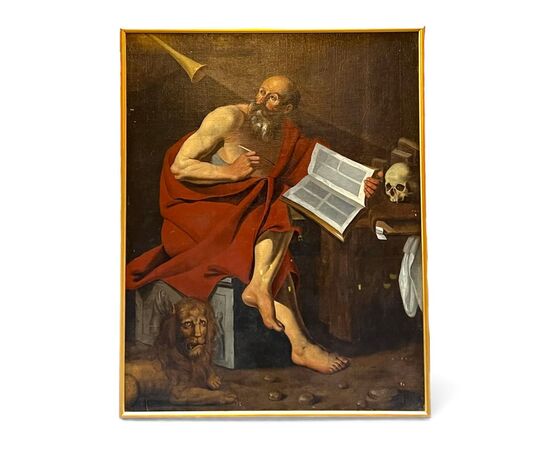 Dipinto raffigurante San Girolamo