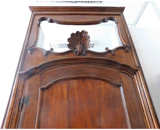 pti567 baroque door with frame, sculptured shell, mis. h cm 230 x 130 away. max     