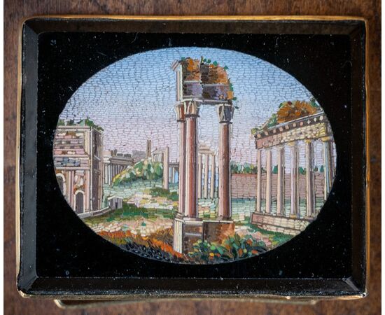 Micromosaico rettangolare - XIX secolo