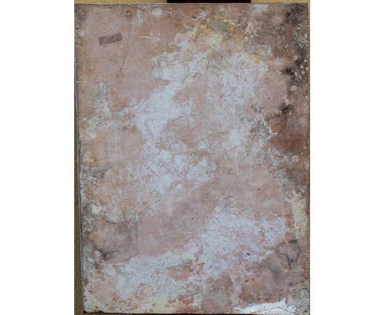 Mattonella con San Gaetano che protegge - XIX secolo