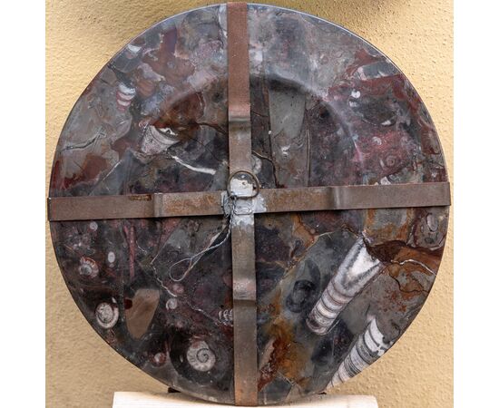 Antico piatto con ammoniti - probabile XVII secolo