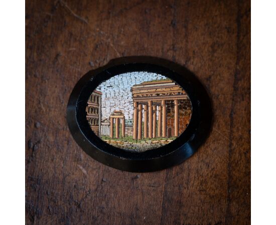 Micromosaico ovale - XIX secolo