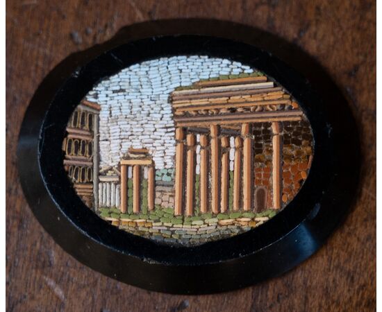 Micromosaico ovale - XIX secolo