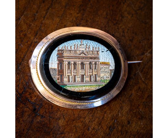 Micromosaico ovale - XIX secolo