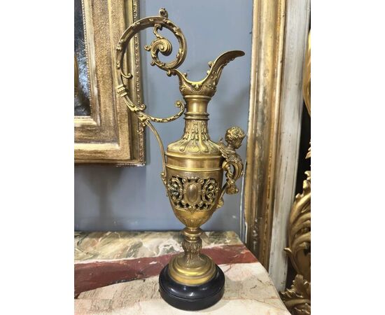 
Coppia di Versatoi in Bronzo Dorato Napoleone III