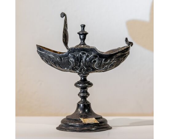 Navicella in argento - XVIII secolo