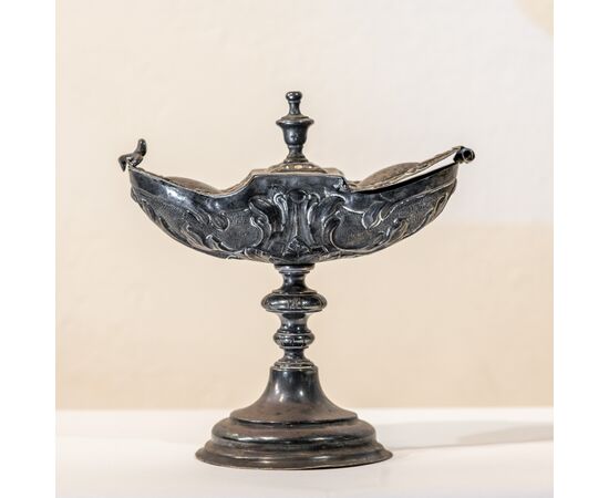 Navicella in argento - XVIII secolo
