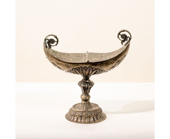 Navicella in argento - XVIII secolo