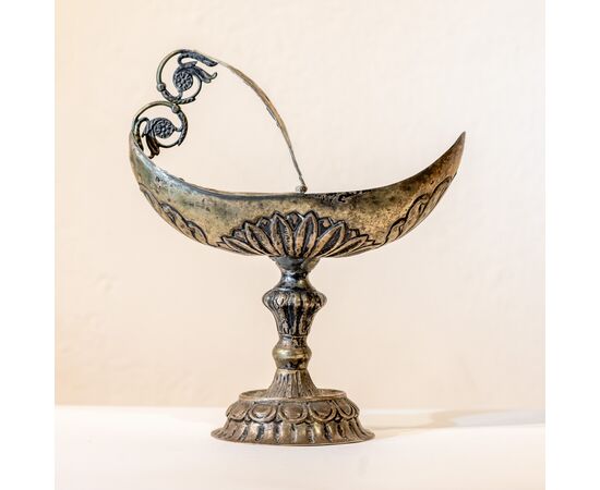Navicella in argento - XVIII secolo