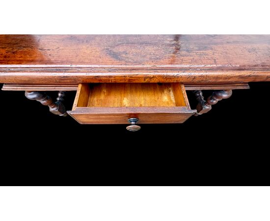 Solid walnut coffee table.