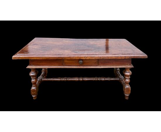 Solid walnut coffee table.