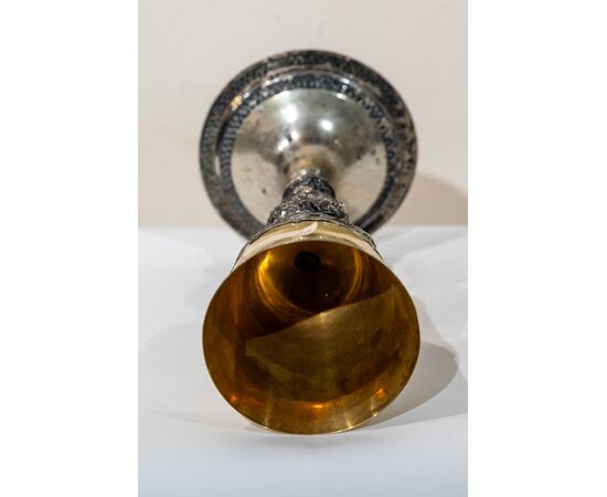 Liturgical silver chalice - 17th century