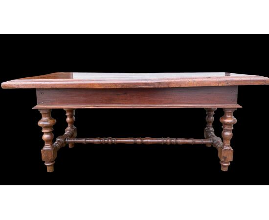 Solid walnut coffee table.