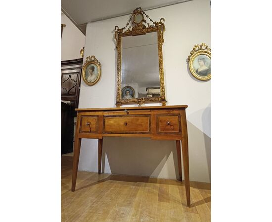 PICCOLO SCRITTOIO LASTRONATO NEOCLASSICO SECONDA META’ DEL XVIII SECOLO