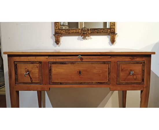 PICCOLO SCRITTOIO LASTRONATO NEOCLASSICO SECONDA META’ DEL XVIII SECOLO